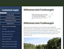 Tablet Screenshot of forellenteich-angeln.com